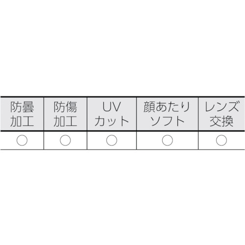 セーフティゴーグル(密閉・ソフトフィットタイプ)【TSG-501M】