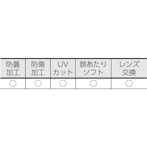 セーフティゴーグル バイザー付 通気孔タイプ【TSG-501TV】