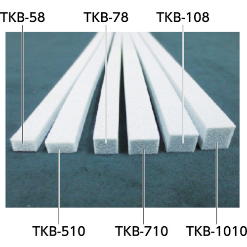 角バッカー 5mmX8mmX1mテープ付 (100本入)【TKB-58T】