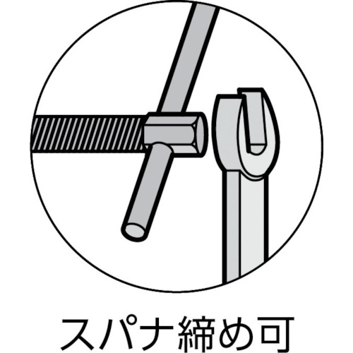 B型シャコ万力 75mm キャップ・リング【TBC-75-CR】