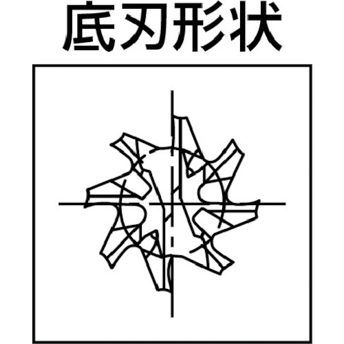 OptiMill-Composite(SCM450)複合材用エンドミル【SCM450-0800Z08R-F0016HA-HC619】