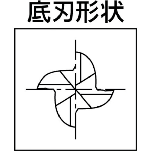 OptiMill-Composite(SCM480)複合材用エンドミル【SCM480-1600Z04R-S-HA-HC619】