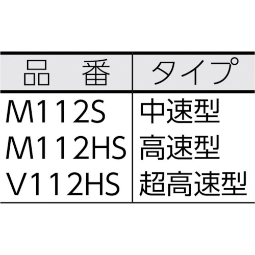 スレンダーロータリー 中速型 M112S【M112S】