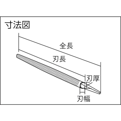 鉄工ヤスリ 350mm 丸 荒目【MA350-01】