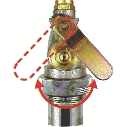 吐出吸入兼用 エア式ドラムポンプ オイル・廃油 (切替式)【APDX-25】