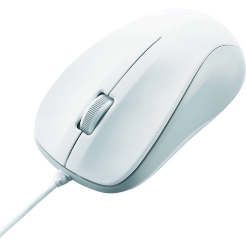 USB光学式マウス(Mサイズ)ホワイト【M-K6URWH/RS】