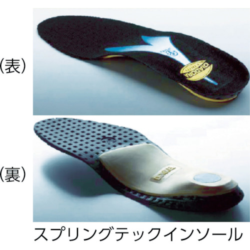 DIADORA 安全作業靴 ピーコック 白/黒 27.5cm【PC12-275】