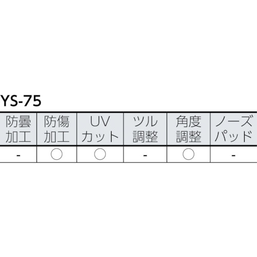 二眼型セーフティグラス【YS-75】