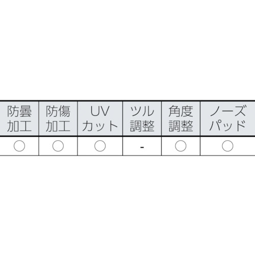 二眼型 保護メガネ(クッションモールド付)【VS-102F】