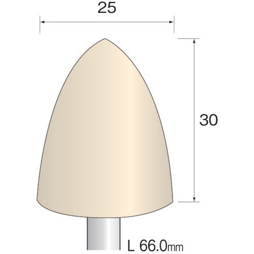 フェルトバフ ハード Φ25 (5本入)【GA3062】