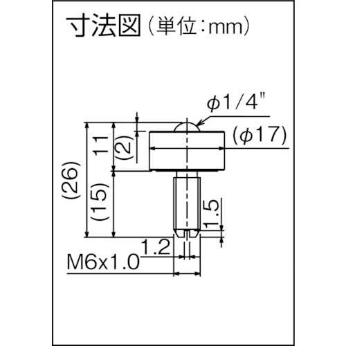 ボールベアー IS-06N スチール製【IS-06N】