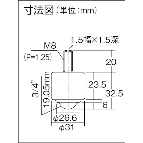 フリーベア 切削加工品下向き用 スチール製 C-6D【C-6D】