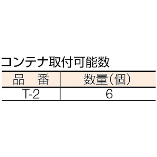 UPR型パンチングパネル用棚板 T2コンテナ用【UPR-C2】