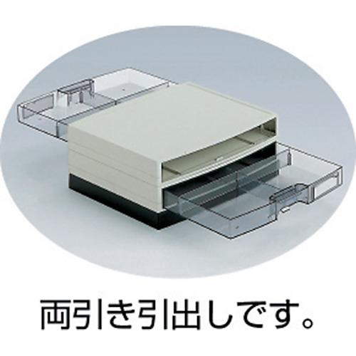 αレターケース A4・積み重ねタイプ 横浅型7段【LA4-S7S】