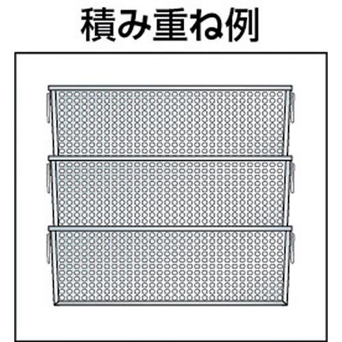 角型パンチングBOX 有効内寸398X246X189【VPB-4】
