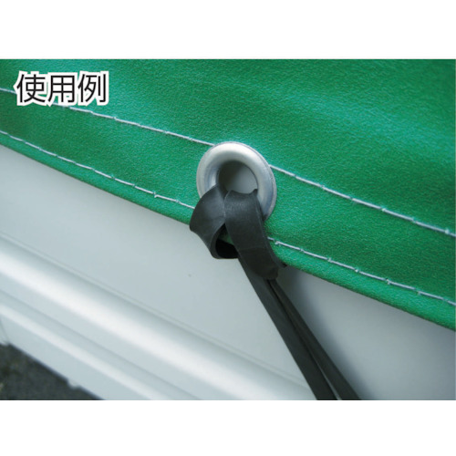 ゴムロープ金具付 幅20mmX長さ3.5m 1Pk(袋)=10本入【GR-2035K】