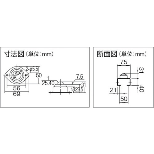 ボールコンベヤ用テーブル 455X455XH670【FTU-4545】