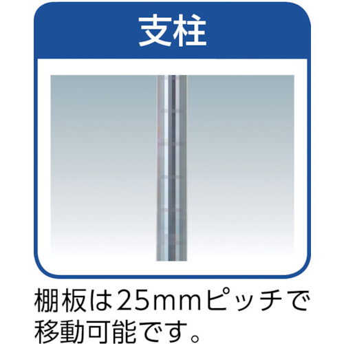 スチール製メッシュラック 棚板 905X457【MES-34S】