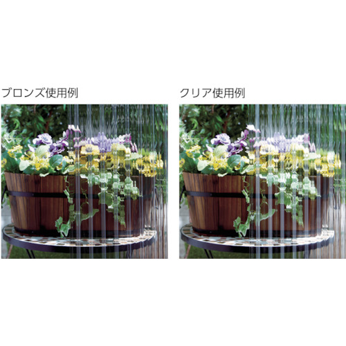 軽量ポリカ波板4尺 NIPC-405 クリア【NIPC-405-CL】