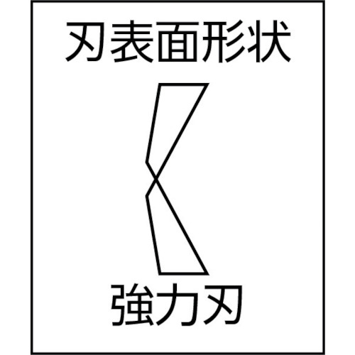 強力ニッパ(エルゴノミックハンドル)【1802M-22】