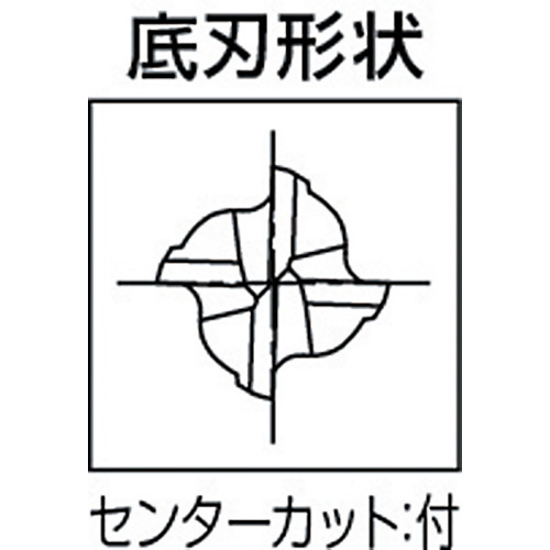 ハイスエンドミル TIN 多刃ショート 14 88224【EX-TIN-EMS-14】