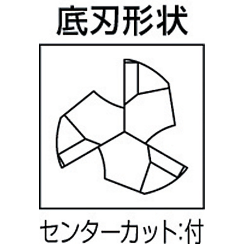 ALIMASTER超硬ラフィングエンドミル(アルミニウム合金加工用・S)【CSRAD1000】