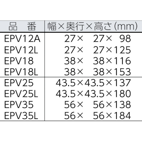 ピストンバイブレータ EPV12A【EPV12A】