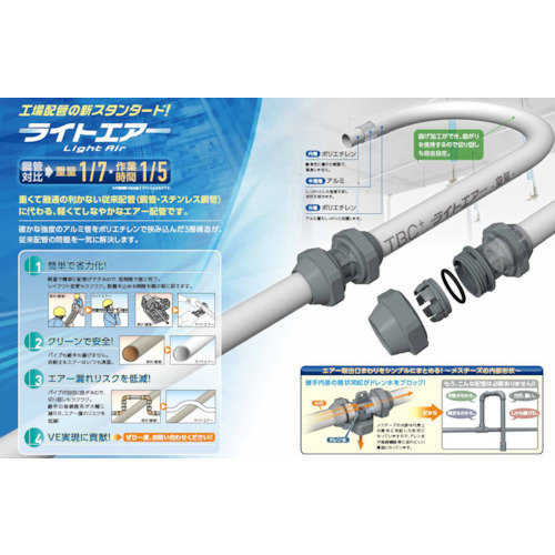 ライトエアー バルブ付メスチーズ【AIR25-FTV】