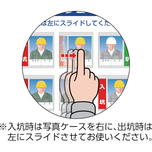 標識 「入坑者一覧表 30人用」【134-A】