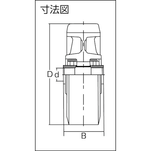 重荷重用MCナイロン車【YRR65】