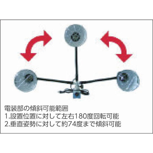 広範囲対応マグネット電気スタンド【ME-F2】