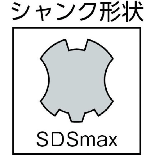テクノ パワーキュージンドリル SDS-max軸【PQM-24.0X500】