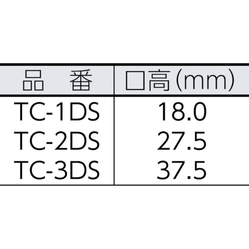 スライドクランプ DGSタイプ【TC-3DS】