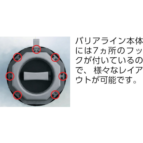 バリアライン用標示テープ5M きけん立入禁止【TCC-BR-TB】