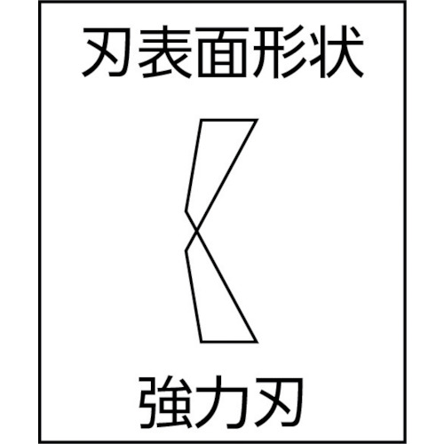 強力ニッパー 150【N-206】