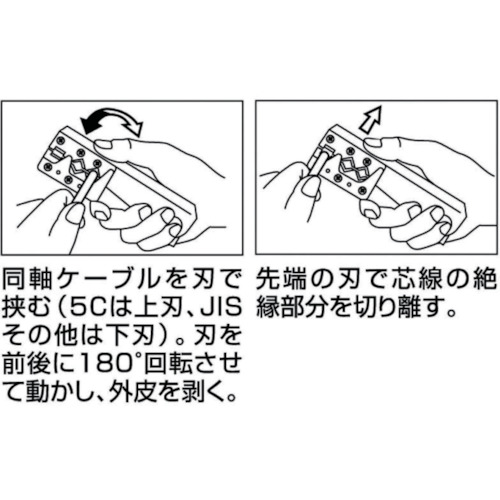 ワイヤーストリッパー(同軸ケーブル用) 120【WS-008】