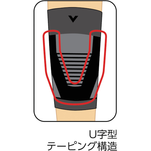 バンテリンサポーター ひざ用大きめサイズ(ブラック) (1個入)【24728】