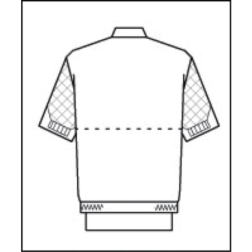クールフリーデ男女兼用半袖ジャンパー ホワイト SS【CD-637-SS】