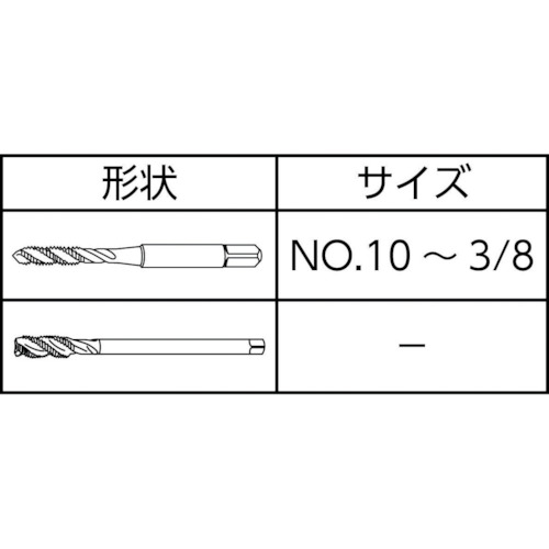 スパイラルタップ Z370VS-3 UNF(J)1/4-28【165122】