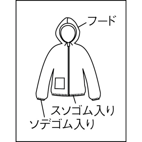 不織布使い捨て保護服 Lサイズ ブルー【TPC-L-B】