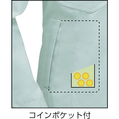 1489レディスブルゾン ブルーグレー 9【1489-43-9】