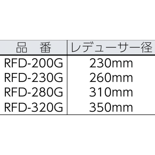 フレキシブルダクト不燃タイプ Φ230X長さ5m【RFD-230G】