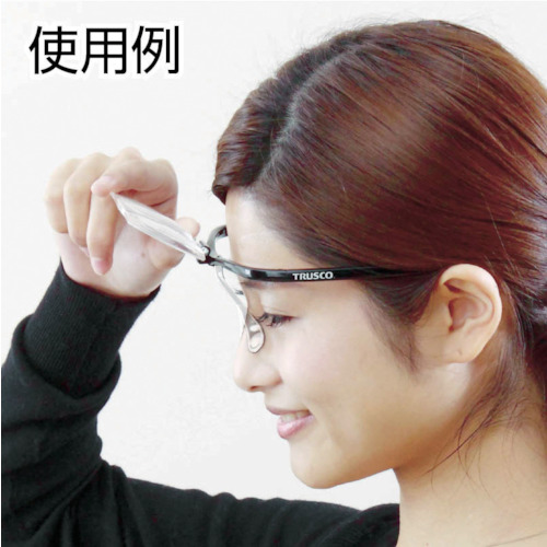 双眼メガネルーペ1.6/2/2.3倍セット フレーム透明【TSM-SET-TM】