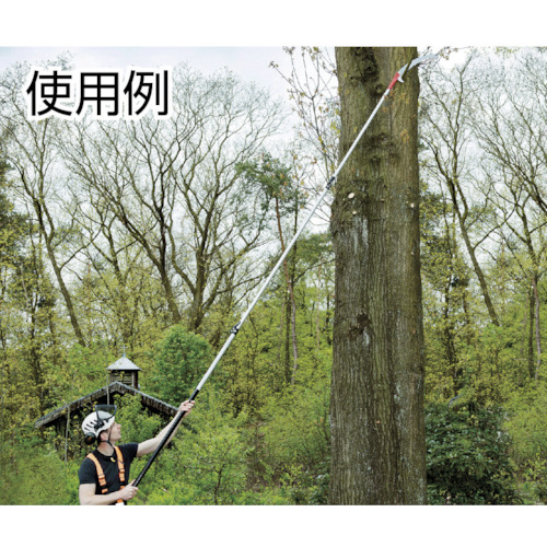伸縮竿鋸用刃 400mm フック付【61952】
