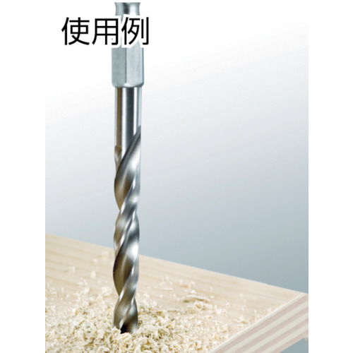 ハイス木工ドリル 6.0×107mm 六角軸シャンク【62200600】
