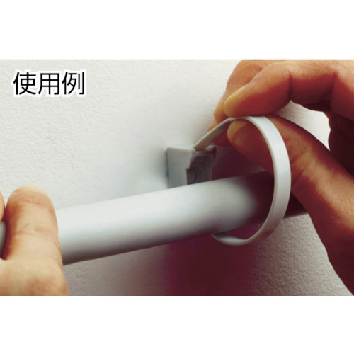 ネジ穴付ケーブルタイ 白 7mm×165mm 最大結束16〜【FSU.21.2101】