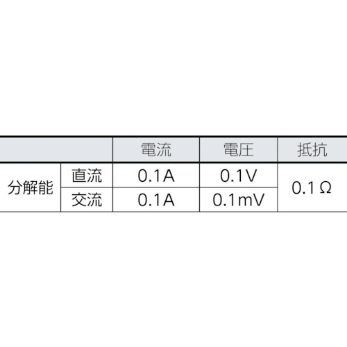 クランプメーター(真の実効値タイプ・Iflexプローブ付)【376】