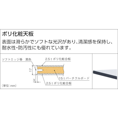 TFAEL型作業台 900X600 φ75キャスター付【TFAEL-0960C75】