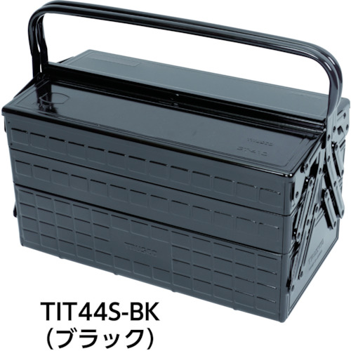 EVAフォーム 黒×オレンジ 3段式工具箱用【TIT44SBKF3】