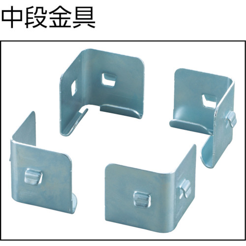 セミボルトレス軽量棚 棚板 1500X300 中段金具付 W色【SBL-53TNUS-W】